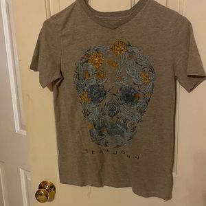 Grey Sean John Short Sleeve T-Shirt